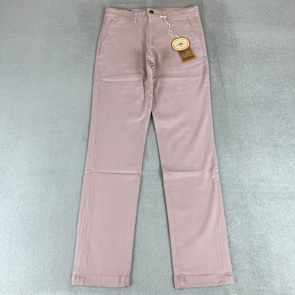Faherty Coastline Premium Chino Pants Mens 29x34 Spring Quartz Stretch $168 NWT